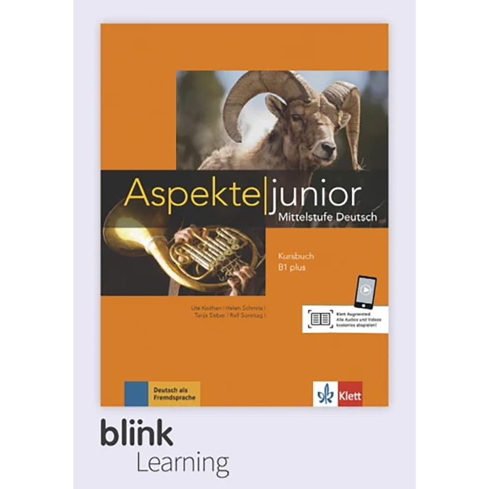 Aspekte junior B1+: 12-Month Online Textbook for Students