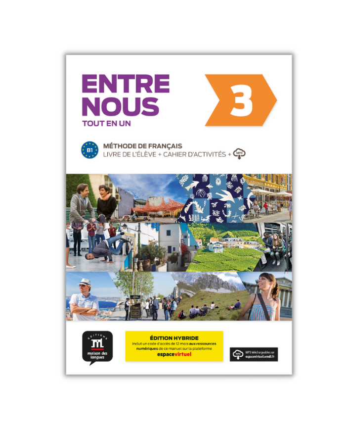 Entre Nous 3: 12-Month Student Bundle (Espace Virtuel)