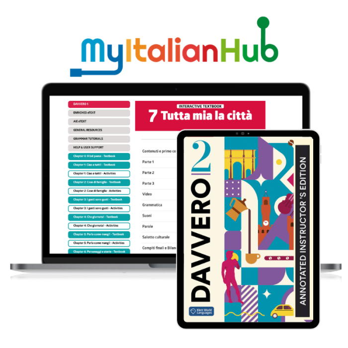 Davvero 2: 3-Year My Italian Hub for Instructors