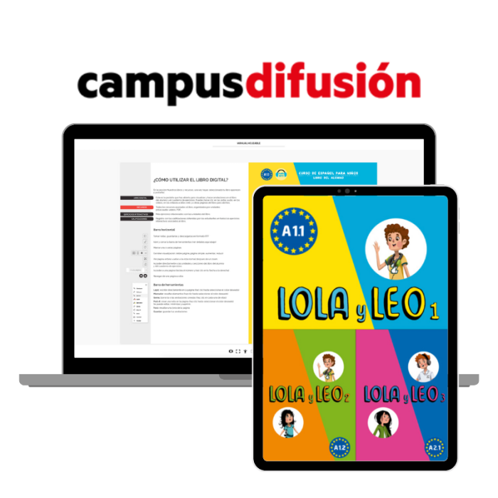 Lola y Leo Complete Collection: 12-Month Campus Difusión for Teachers