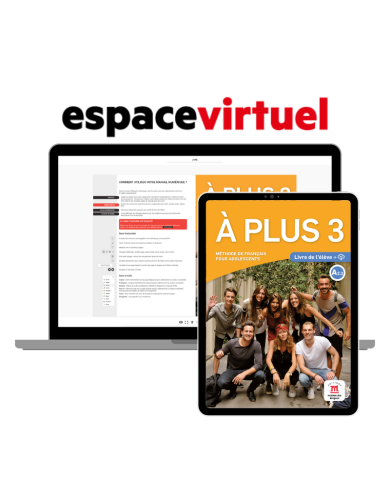 À plus 3:  12-Month Espace Virtuel for Students À plus 3:  12-Month Espace Virtuel for Students