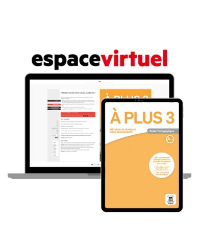 À plus 3: 12-Month Espace Virtuel for Teachers À plus 3: 12-Month Espace Virtuel for Teachers