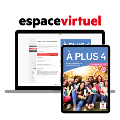 À plus 4:  12-Month Espace Virtuel for Students À plus 4:  12-Month Espace Virtuel for Students