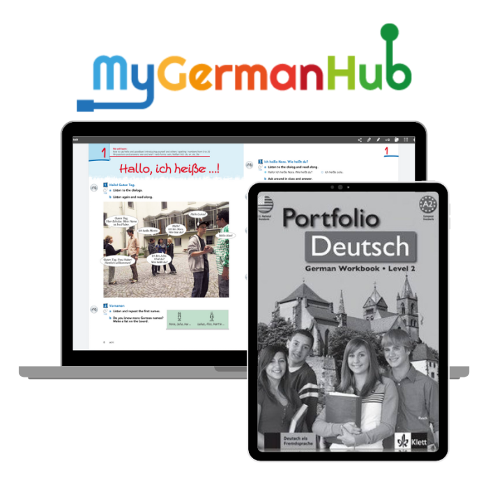 Portfolio Deutsch 2: 12-Month Interactive Online Workbook for Students