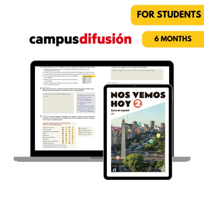Nos vemos hoy 2: 6-month Campus Difusión for Students Nos vemos hoy 2: 6-month Campus Difusión for Students