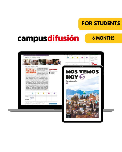 Nos vemos hoy 3: 6-month Campus Difusión for Students Nos vemos hoy 3: 6-month Campus Difusión for Students