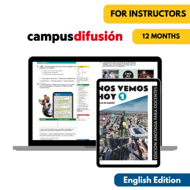 Nos vemos hoy 1 (English Edition): 12-Month Campus Difusión for Instructors Nos vemos hoy 1 (English Edition): 12-Month Campus Difusión for Instructors