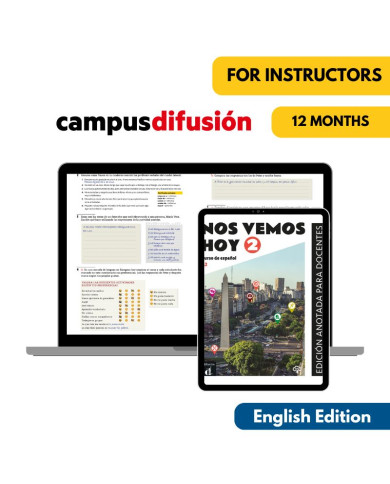 Nos vemos hoy 2 (English Edition): 12-Month Campus Difusión for Instructors Nos vemos hoy 2 (English Edition): 12-Month Campus Difusión for Instructors