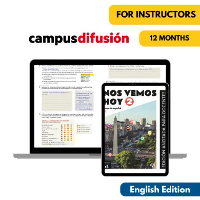 Nos vemos hoy 2 (English Edition): 12-Month Campus Difusión for Instructors Nos vemos hoy 2 (English Edition): 12-Month Campus Difusión for Instructors