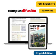 Nos vemos hoy 2 (English Edition): 12-month Campus Difusión for Students