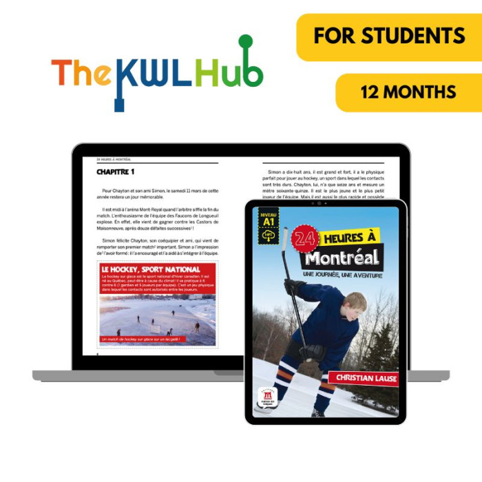 24 heures à Montréal: 12-Month My French Hub for Students 24 heures à Montréal: 12-Month My French Hub for Students
