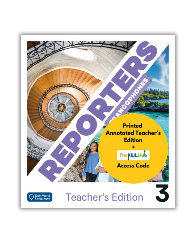 Reporters francophones 3: Teacher Bundle (KWL Hub) Reporters francophones 3: Teacher Bundle (KWL Hub)