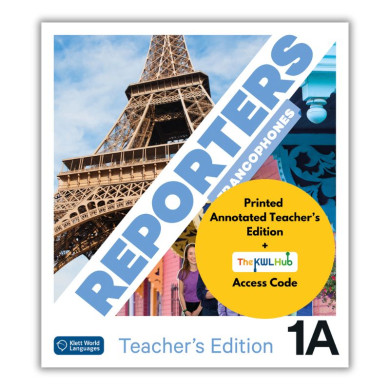 Reporters francophones 1A: Teacher Bundle (KWL Hub) Reporters francophones 1A: Teacher Bundle (KWL Hub)