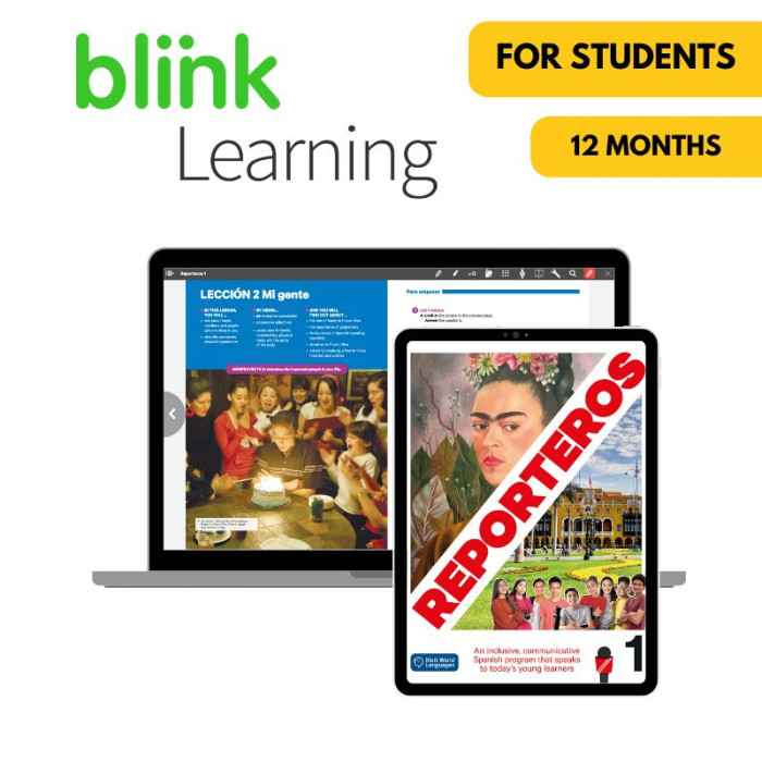 Reporteros 1: 12-Month The Spanish Hub for Students (Blink)