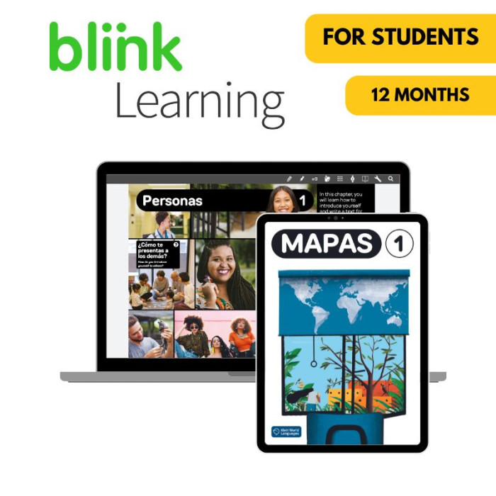 Mapas 1: 12-Month BlinkLearning for Students