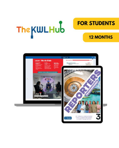 Reporters francophones 3: 12-Month My French Hub for Students Reporters francophones 3: 12-Month My French Hub for Students