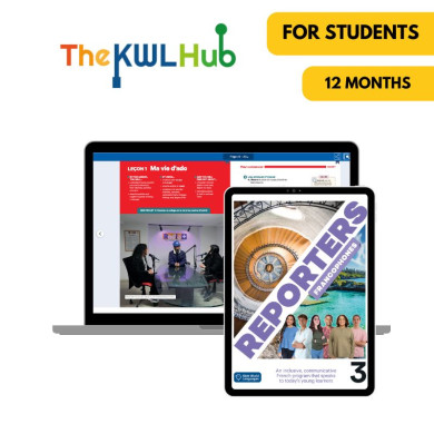 Reporters francophones 3: 12-Month My French Hub for Students Reporters francophones 3: 12-Month My French Hub for Students