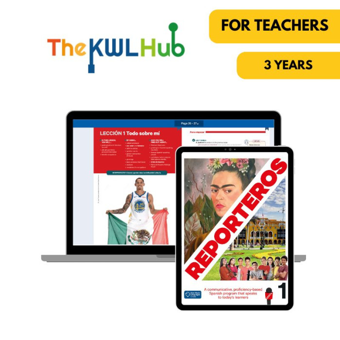 Reporteros 1: 3-Year The KWL Hub for Teachers