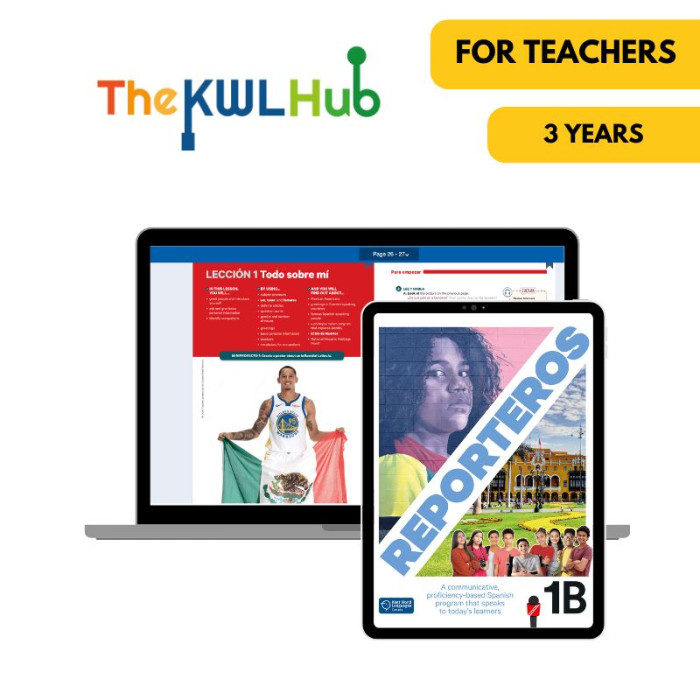 Reporteros 1B: 3-Year The KWL Hub for Teachers Reporteros 1B: 3-Year The KWL Hub for Teachers