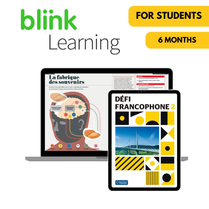 Défi francophone 2: 6-Month Blink Learning for Students Défi francophone 2: 6-Month Blink Learning for Students