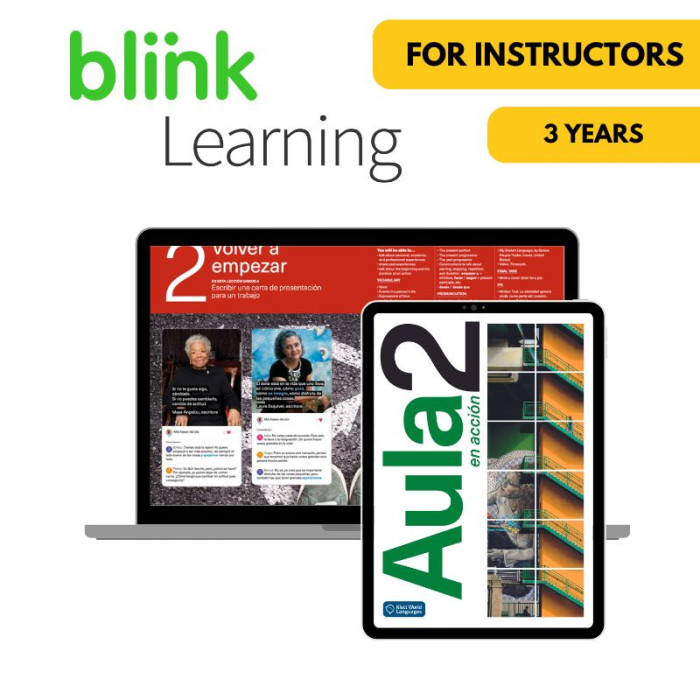 Aula en acción 2: 3-Year Blink Learning for Instructors