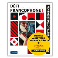 Défi francophone 1: Instructor Bundle (BlinkLearning) Défi francophone 1: Instructor Bundle (BlinkLearning)