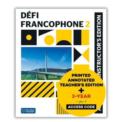 Défi francophone 2: Instructor Bundle (The KWL Hub) Défi francophone 2: Instructor Bundle (The KWL Hub)