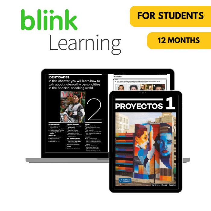 Proyectos 1: 12-Month BlinkLearning for Students Proyectos 1: 12-Month BlinkLearning for Students