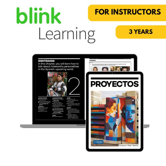 Proyectos: 3-Year BlinkLearning for Instructors