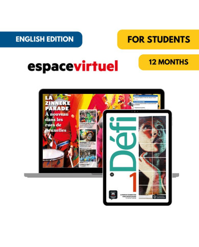 Défi 1 English Edition:  12-Month Espace Virtuel for Students Défi 1 English Edition:  12-Month Espace Virtuel for Students