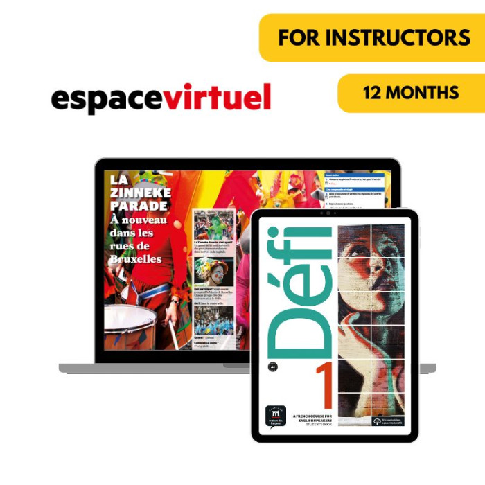 Défi 1: 12-Month Espace Virtuel for Instructors Défi 1: 12-Month Espace Virtuel for Instructors