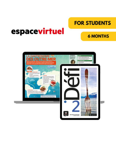 Défi 2: 6-month Espace Virtuel for Students Défi 2: 6-month Espace Virtuel for Students