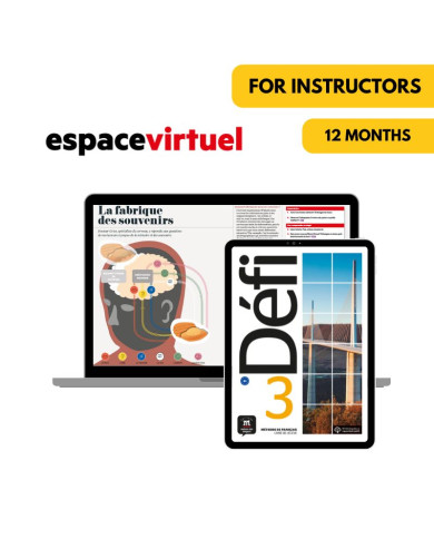 Défi 3: 12-Month Espace Virtuel for Instructors Défi 3: 12-Month Espace Virtuel for Instructors