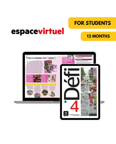 Défi 4:  12-Month Espace Virtuel for Students Défi 4:  12-Month Espace Virtuel for Students