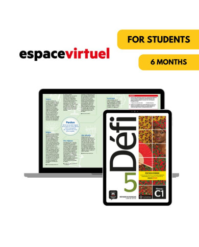 Défi 5: 6-month Espace Virtuel for Students Défi 5: 6-month Espace Virtuel for Students