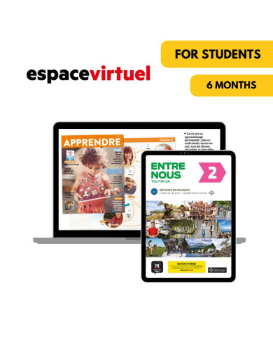 Entre Nous 2: 6-Month Espace Virtuel for Students Entre Nous 2: 6-Month Espace Virtuel for Students