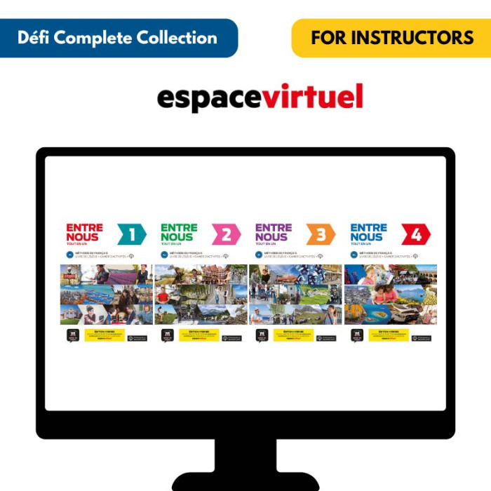 Entre Nous Complete Collection: 12-Month Espace Virtuel for Instructors