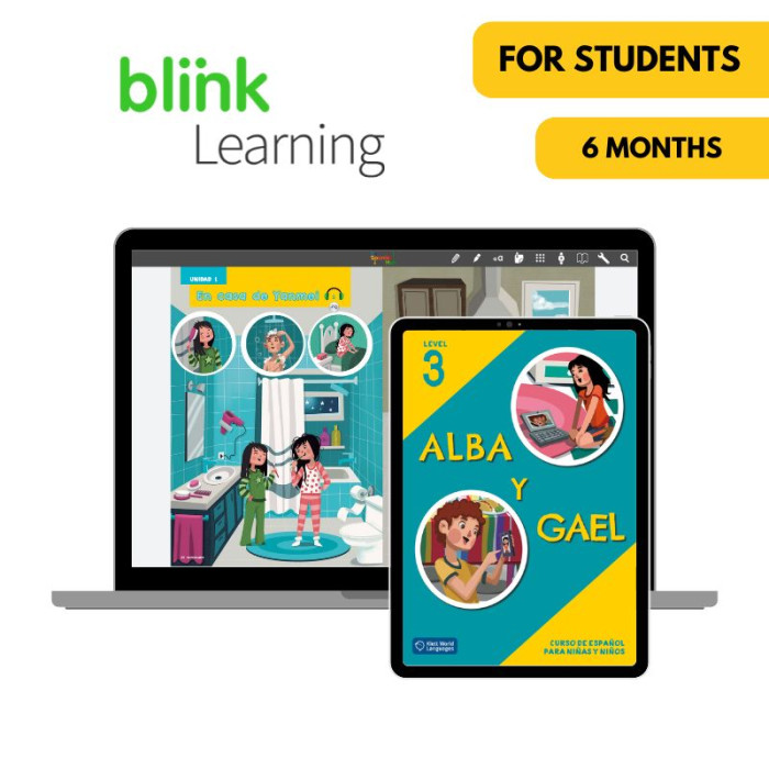 Alba y Gael 3: 6-Month BlinkLearning for Students