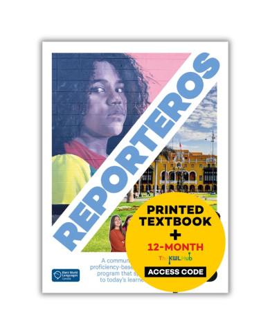 Reporteros 1B: 12-Month Student Bundle (The KWL Hub) Reporteros 1B: 12-Month Student Bundle (The KWL Hub)