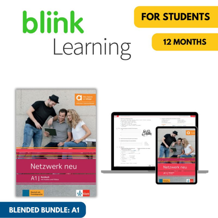 Netzwerk neu A1: 12-Month Student Blended Bundle (BlinkLearning)