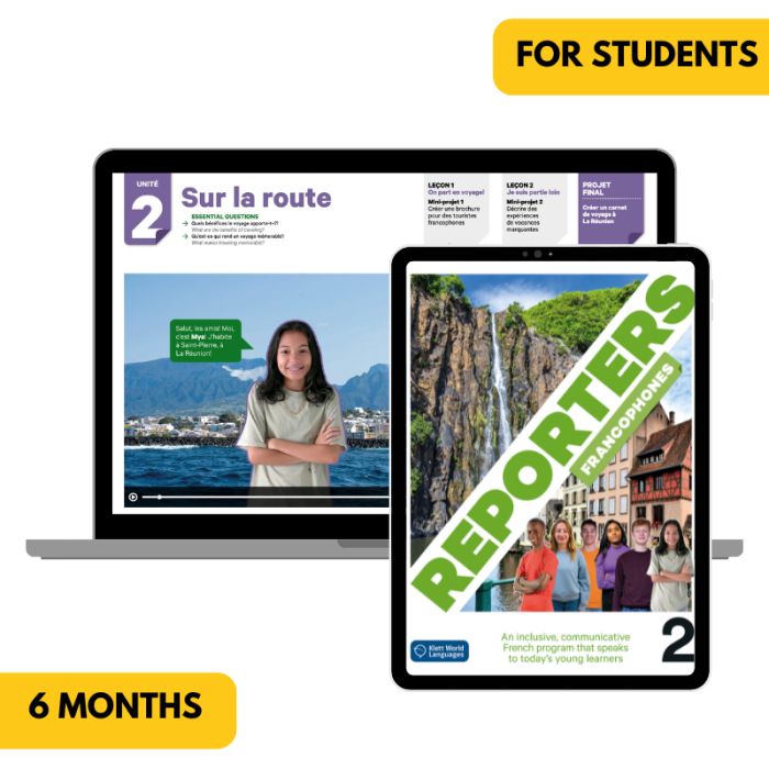 Reporters francophones 2: 6-Month The KWL Hub for Students (Premium)