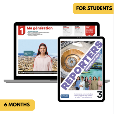 Reporters francophones 3: 6-Month The KWL Hub for Students (Premium) Reporters francophones 3: 6-Month The KWL Hub for Students (Premium)