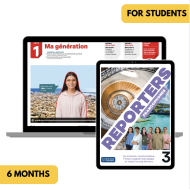 Reporters francophones 3: 6-Month The KWL Hub for Students (Premium)