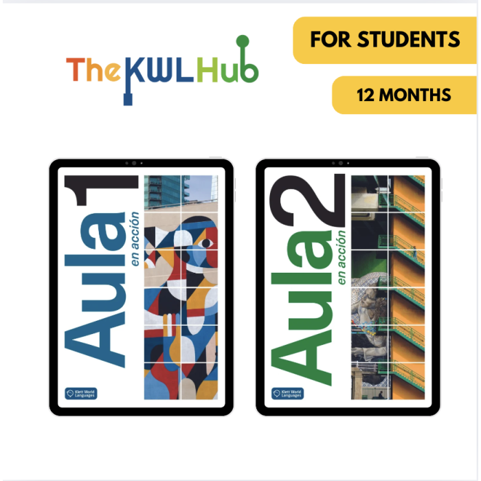 Aula en acción 1 & 2: 12-Month The KWL Hub for Students Aula en acción 1 & 2: 12-Month The KWL Hub for Students