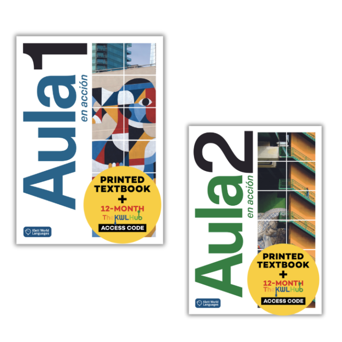 Aula en acción 1& 2: 12-Month Student Bundle (The KWL Hub) Aula en acción 1& 2: 12-Month Student Bundle (The KWL Hub)