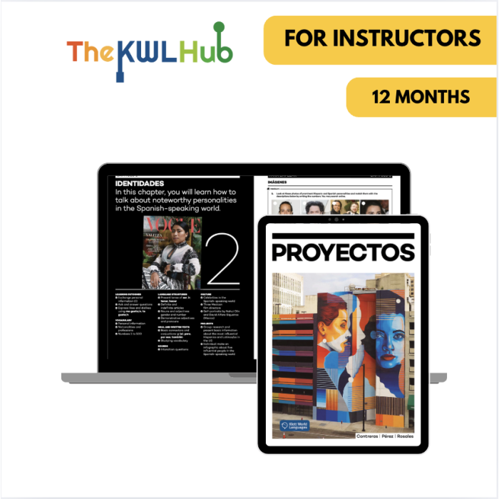 Proyectos (Complete Series 1&2): 12-Month The KWL Hub for Instructors