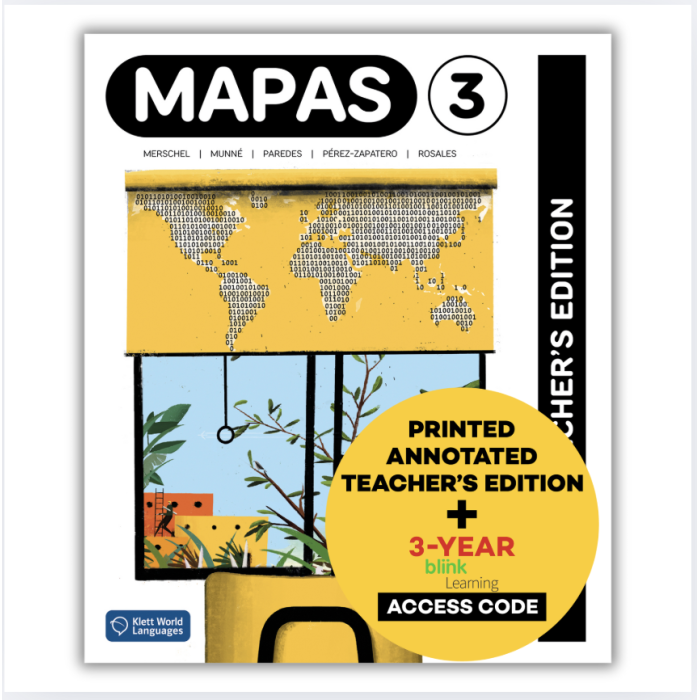 Mapas 3: 3-Year Teacher Bundle (BlinkLearning)