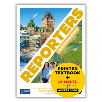 Reporters francophones 4: 12-Month Student Bundle (The KWL Hub) Reporters francophones 4: 12-Month Student Bundle (The KWL Hub)