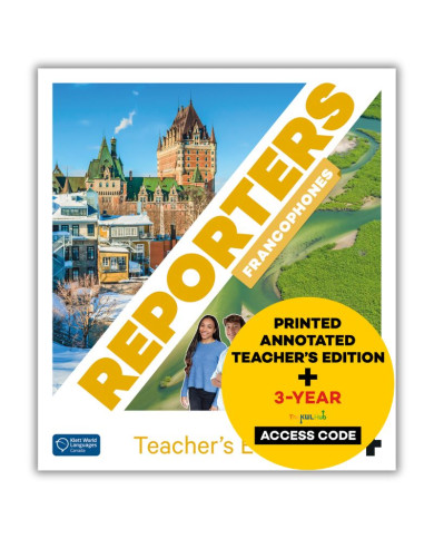 Reporters francophones 4: 3-Year Teacher Bundle (The KWL Hub) Reporters francophones 4: 3-Year Teacher Bundle (The KWL Hub)