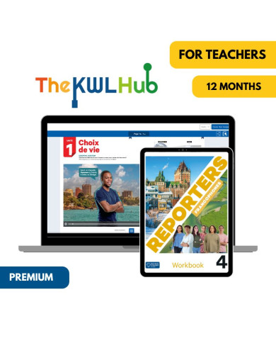 Reporters francophones 4: 12-Month The KWL Hub for Teachers (Premium) Reporters francophones 4: 12-Month The KWL Hub for Teachers (Premium)